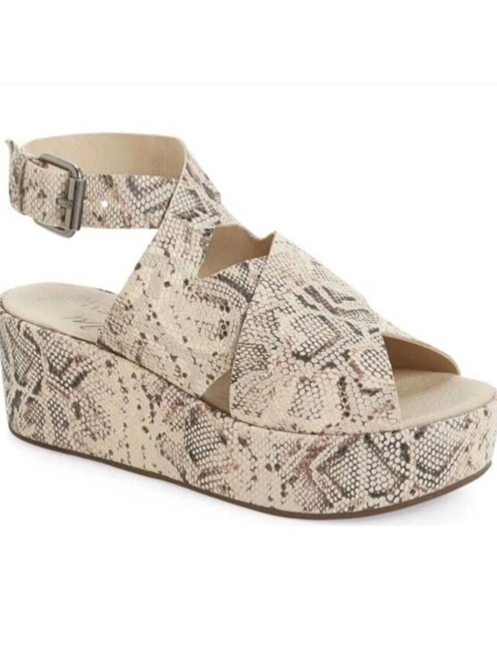 Matisse x AmuseSociety Runway Platform Sandal in Snakeskin Size 9